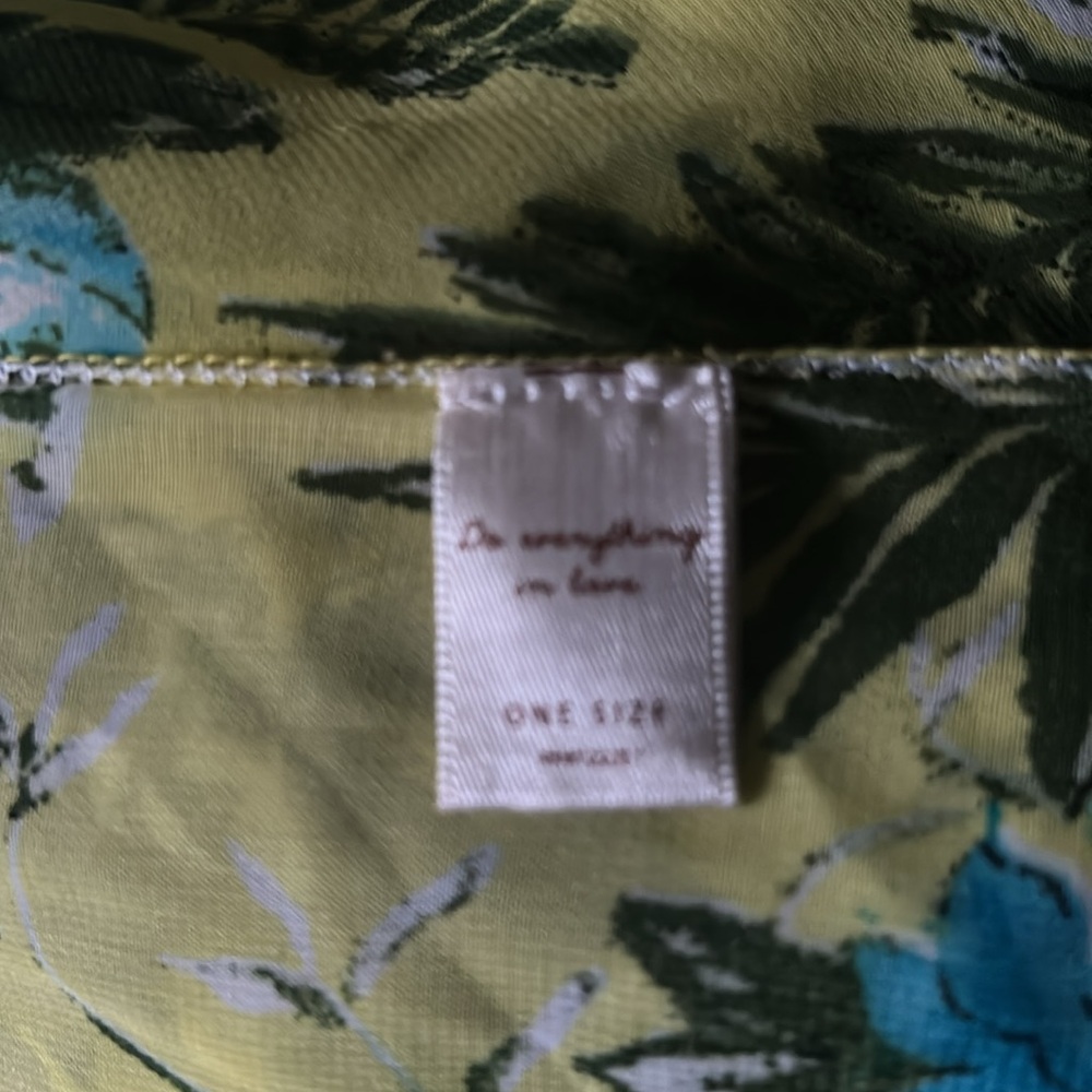Do everything in love Floral Kimono/swim cover up with Fringe - Picture 7 of 10